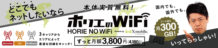 X-mobile ホリエのWiFi