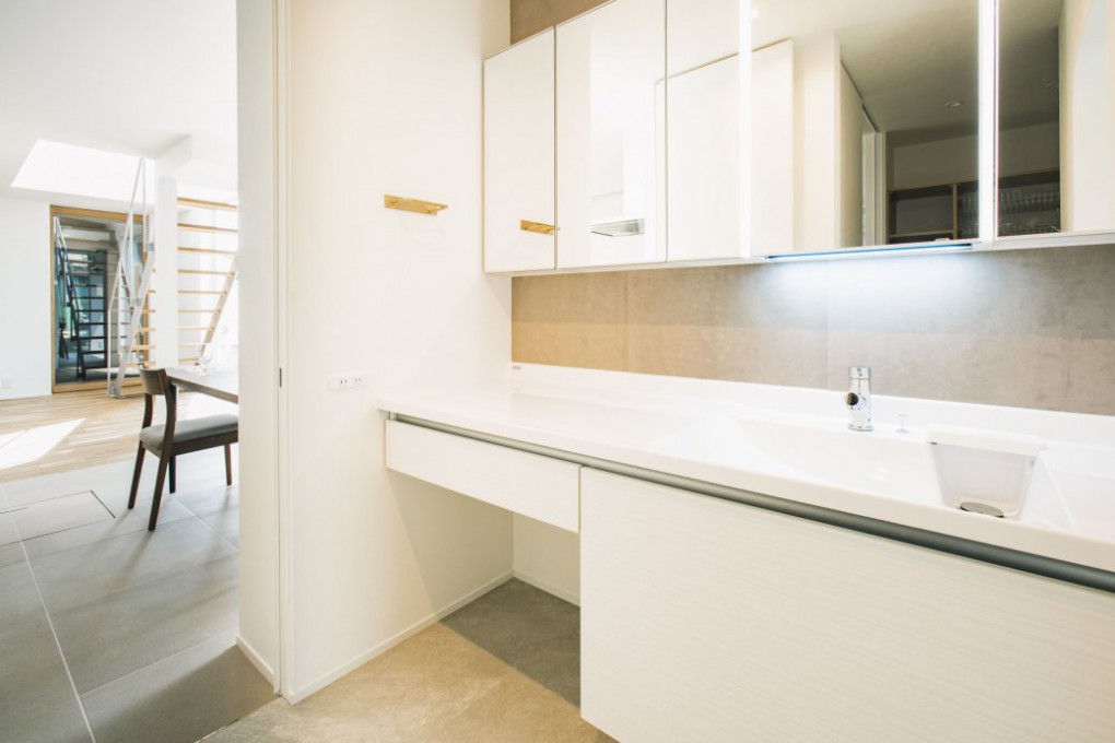 毎日の家事を劇的にラクにする、2階水廻り集約設計